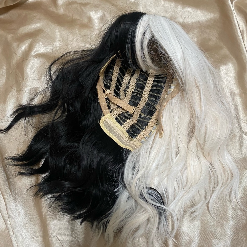 Stylish Black and White wig